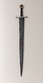 Medieval Sword, Steel, silver, wood, leather, European