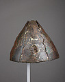 Four-Plate Helmet, Steel, gold, silver, copper alloy, Baltic