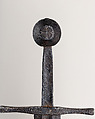 Cruciform Sword, Steel, copper alloy, European