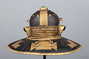 Helmet of Weisenau Type and  <i>Dolabra</i>, Iron, copper alloy, Roman