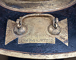 Helmet of Weisenau Type and  <i>Dolabra</i>, Iron, copper alloy, Roman