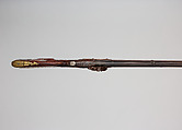 American Longrifle, Nicholas Beyer (American, Lebanon County, Pennsylvania, ca. 1780–1850), Wood, iron, brass, silver, American, Pennsylvania