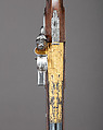 Cased Pair of Flintlock Pistols Presented to Captain Cayetano Valdés y Flores, Nicolas Noël Boutet (French, Versailles and Paris, 1761–1833), Steel, wood, silver, gold, copper alloy, leather, textile, French, Versailles