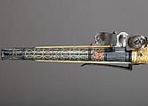 Pair of Flintlock Pistols of Scottish Type Presented to Jeffrey, 1st Baron Amherst (1717–1797), John Murdoch (Scottish, Doune, Perthshire, active 1750–died 1812), Steel, copper alloy, gold, enamel, agate, textile (silk), British, Doune (Scotland) and probably London