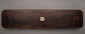 Winchester Model 1866 Rifle Presented to Guillermo Crespo (Serial Number 36174) with Case, Winchester Repeating Arms Company (American, New Haven, Connecticut, founded 1866), Wood (walnut, rosewood), steel, iron, gold, nickel silver, copper-alloy, brass, velvet, paper, American, New Haven, Connecticut and New York