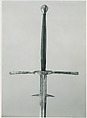 Two-Hand Sword, Steel, gold, wood, Italian, Venice
