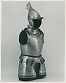 Armor of Giovanni Battista Bourbon del Monte (1541–1614), Steel, gold, textile, leather, Italian, possibly Brescia