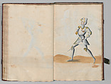 Fencing Book (Fechtbuch), Hans Talhoffer (German, recorded 1435–82), Leather, brass, German