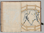 Fencing Book (Fechtbuch), Hans Talhoffer (German, recorded 1435–82), Leather, brass, German