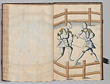 Fencing Book (Fechtbuch), Hans Talhoffer (German, recorded 1435–82), Leather, brass, German