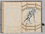 Fencing Book (Fechtbuch), Hans Talhoffer (German, recorded 1435–82), Leather, brass, German