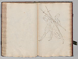 Fencing Book (Fechtbuch), Hans Talhoffer (German, recorded 1435–82), Leather, brass, German