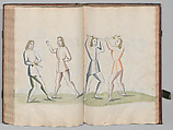 Fencing Book (Fechtbuch), Hans Talhoffer (German, recorded 1435–82), Leather, brass, German
