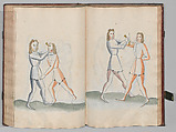 Fencing Book (Fechtbuch), Hans Talhoffer (German, recorded 1435–82), Leather, brass, German