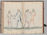Fencing Book (Fechtbuch), Hans Talhoffer (German, recorded 1435–82), Leather, brass, German