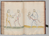 Fencing Book (Fechtbuch), Hans Talhoffer (German, recorded 1435–82), Leather, brass, German