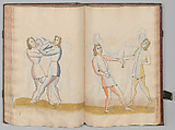 Fencing Book (Fechtbuch), Hans Talhoffer (German, recorded 1435–82), Leather, brass, German