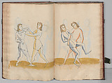 Fencing Book (Fechtbuch), Hans Talhoffer (German, recorded 1435–82), Leather, brass, German