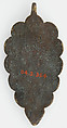 Harness Pendant, Copper, gold, enamel, possibly Spanish