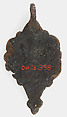 Harness Pendant, Copper, gold, enamel, possibly Spanish
