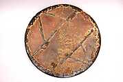 Highland Targe, Wood, leather, brass, horn, textile, Scottish