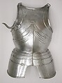 Breastplate with Taces and Tassets, Steel, probably European