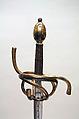Rapier, Steel, gold, copper, German