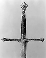 Sword with Scabbard, Steel, gold, wood, velvet, Italian, Venice
