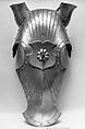 Shaffron (Horse's Head Defense), Steel, leather, German