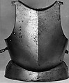 Breastplate, Steel, leather, German