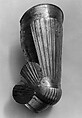 Right Thigh Defense (Cuisse) with Knee Defense (Poleyn), Steel, German