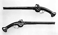 Pair of Wheellock Pistols, François Du Clos  French, Steel, gold, brass, wood, silver, mother-of-pearl, French, Paris