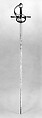 Rapier, Meves Berns (German, Solingen, active early 17th century), Steel, silver, copper, German, Solingen