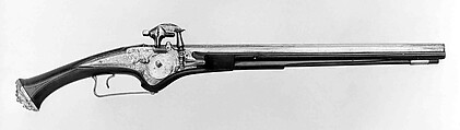 Wheellock Pistol, Felix Werder  Swiss, Steel, bronze, gold, wood, Swiss, Zürich