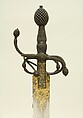 Rapier, Daniele da Serravalle (Italian, Milan, active mid-sixteenth century), Steel, iron, gold, Italian, Milan