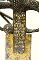 Rapier, Daniele da Serravalle (Italian, Milan, active mid-sixteenth century), Steel, iron, gold, Italian, Milan