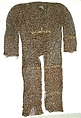 Mail Hood and One Piece Suit, Steel or iron, copper alloy, Indian