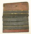 Shoulder Defense (Sode), Iron, leather, lacquer, silk, copper, gold, Japanese