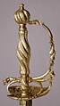 Smallsword, Gold, steel, German or Dutch