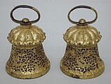 Tassel Sockets, Iron, gold, Tibetan