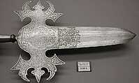 Partisan, Steel, textile (velvet, silk), German