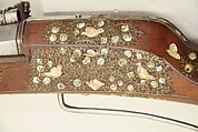 Matchlock Gun, Steel, wood (walnut, red beech), latten, bone, mother-of-pearl, brass, German
