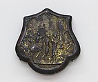 Sword Pommel, Bronze, gold, North Italian