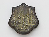 Sword Pommel, Bronze, gold, North Italian