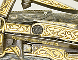 Miquelet Pistol, Steel, silver, ivory, leather, chern, Caucasian