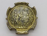 Sword Pommel, Bronze, gold, Italian