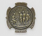 Sword Pommel, Bronze, gold, Italian