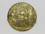 Sword Pommel, Bronze, gold, Italian