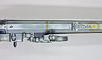 Wheellock Rifle, Lienhart Has (German, active ca. 1663), Steel, wood (walnut), brass, bone, German, Gmünd
