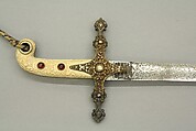 Saber Presented to Captain H. J. Hartstene by Queen Victoria in 1856, Silver, steel, velvet, ivory, gold, British, London